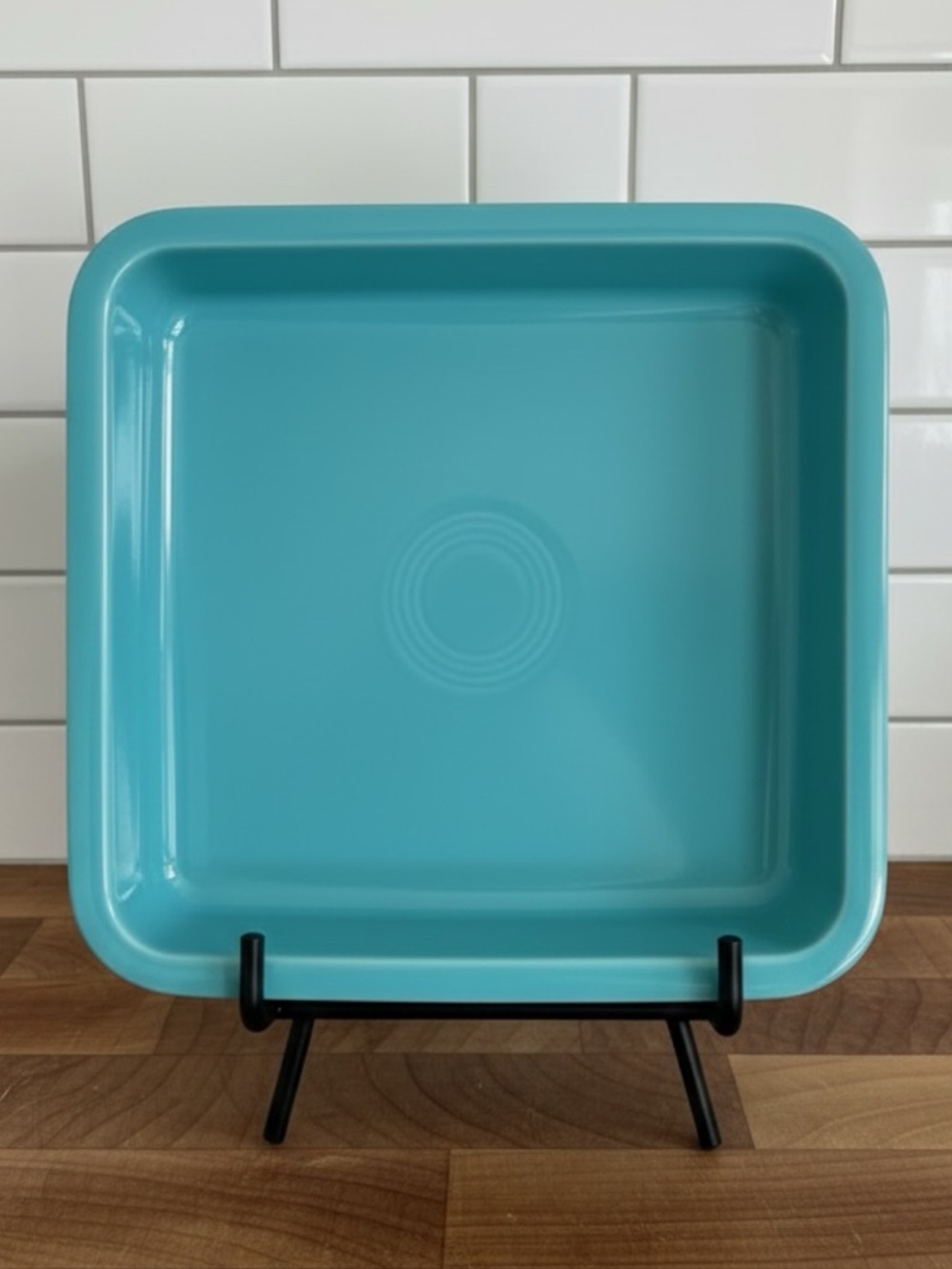 Fiestaware Turquoise Napkin Utility Tray